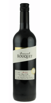Rode wijn merlot van Vincent Bouquet
